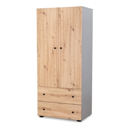 Skapis Klups PAULINE GRAPHITE-OAK