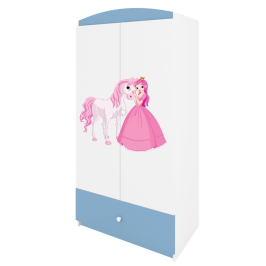 Szafa babydreams niebieska księżniczka konik