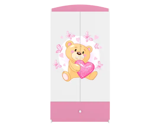 Szafa babydreams różowa miś motylki