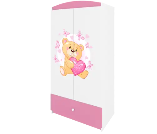 Szafa babydreams różowa miś motylki