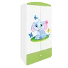 Szafa babydreams zielona słonik