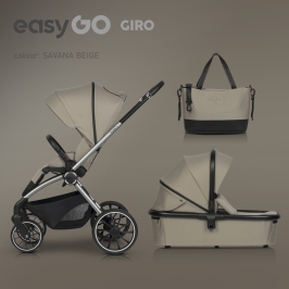 EasyGo Giro Savana Beige 2-in-1 Baby Stroller