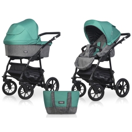 Riko Basic Bella 03 Lagoon Bērnu rati 2in1