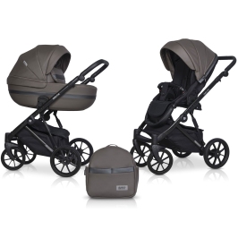 Riko Basic Delta Ecco 12 Mocca Bērnu rati 2in1