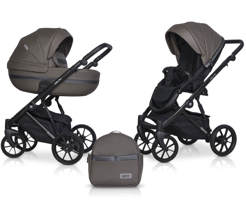 Riko Basic Delta Ecco 12 Mocca Bērnu rati 2in1