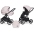 Riko Basic Delta Ecco 14 Rose Bērnu rati 2in1