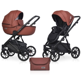 Riko Basic Montana Ecco 17 Cinnamon Bērnu rati 2 in 1