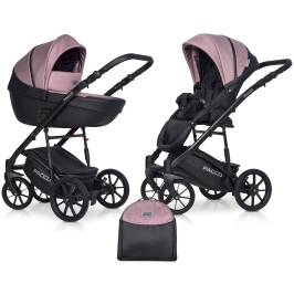 Riko Basic Pacco 02 Pink Bērnu rati 2 in 1