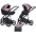 Riko Basic Pacco 02 Pink Bērnu rati 2 in 1