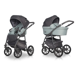 Riko Basic Pastel Basil Bērnu rati 2 in 1