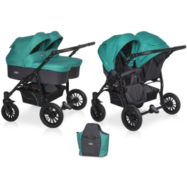 Riko Basic Saxo 01 Lagoon Dvīņu rati 2in1