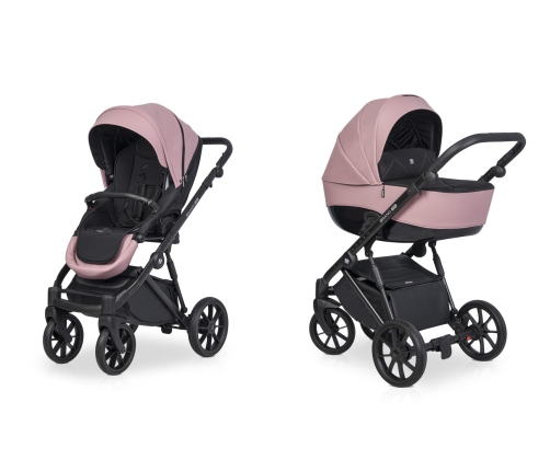 Riko Brano Pro Energy Pink Bērnu rati 2 in 1