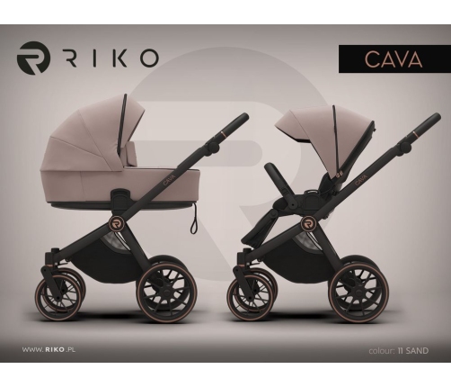 Riko Cava 11 Sand Bērnu rati 2 in 1
