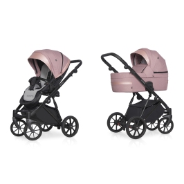 Riko Ultima Pink Bērnu rati 2in1