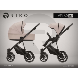 Riko Velar Up 01 Nude Bērnu rati 2in1