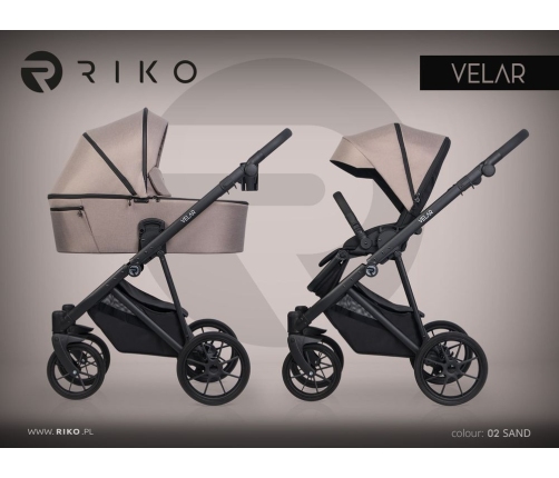 Riko Velar 02 Sand Bērnu rati 2in1