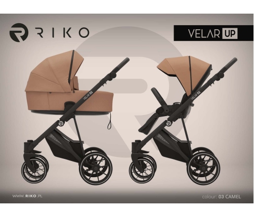 Riko Velar Up 03 Camel Детская коляска 2in1