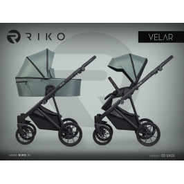 Riko Velar 03 Sage Bērnu rati 2in1