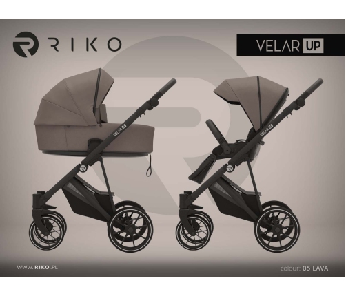 Riko Velar Up 05 Lava Bērnu rati 2in1