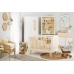 Bērnu gulta KLUPS LYDIA PINE-WHITE 140x70
