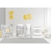 Bērnu gulta Klups NATI WHITE-GREY 120×60