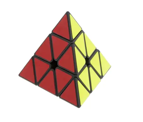 PYRAMINX puzzle kubs spēle Black MoYu