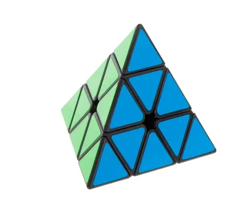 PYRAMINX puzzle kubs spēle Black MoYu