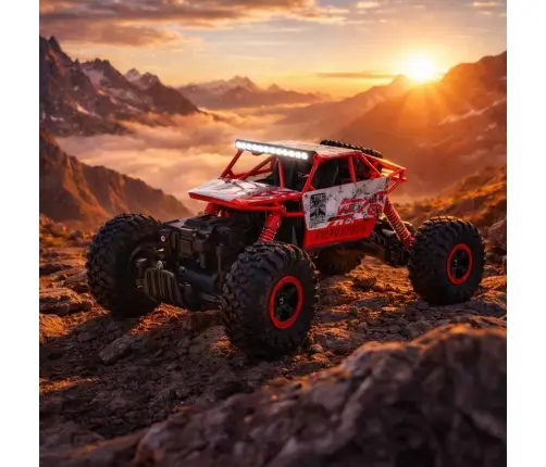 RC auto Rock Crawler HB 2.4GHz 1:18 sarkans