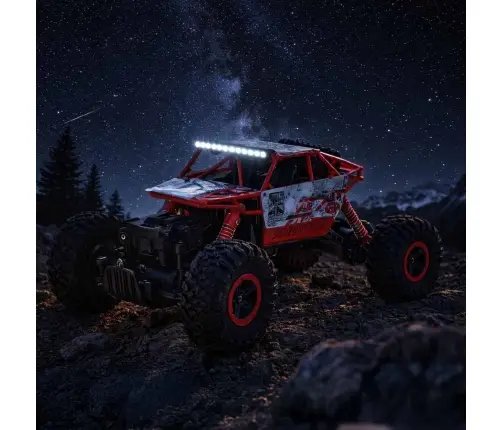 RC auto Rock Crawler HB 2.4GHz 1:18 sarkans