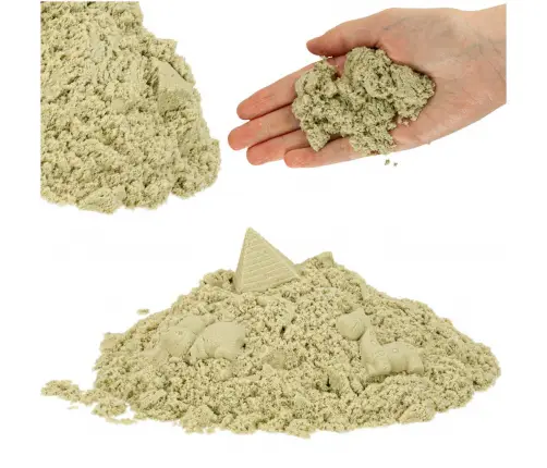 Kinētiskās smiltis 1kg maisā, dabiski bēšs
