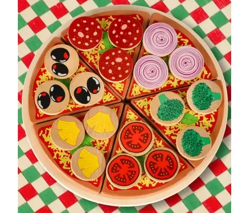 Picas koka spēļu komplekts ar piederumiem