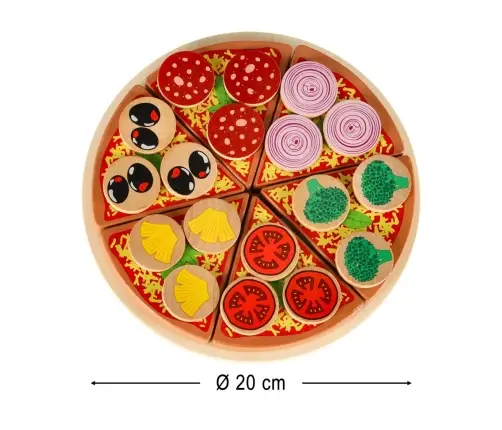 Picas koka spēļu komplekts ar piederumiem