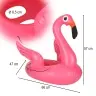 Piepūšamais bērnu pontona ritenis flamingo