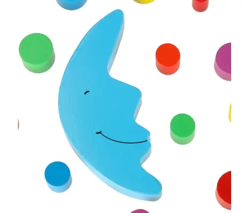 Montessori koka mēness balansēšanas arkādes spēle