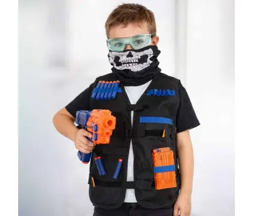 NERF+ palaidējierīču piederumu taktiskā veste NERF+ palaidējierīču piederumiem