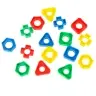 Celtniecības bloki izglītības montessori skrūves 30 elementi