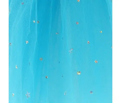 Vienradža karnevāla kostīms galvas lente + svārki zila 3-6 gadi