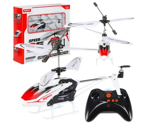 SYMA S5 RC helikopters 3CH balts