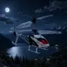 SYMA S5 RC helikopters 3CH balts