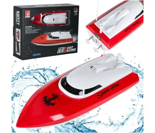 RC laiva 4CH mini CP802 sarkana