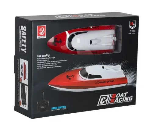 RC laiva 4CH mini CP802 sarkana