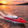 RC laiva 4CH mini CP802 sarkana