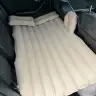 Automašīnas gultas matracis piepūšamais + sūknis bēšs