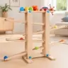 Koka montessori bumbiņu trase XXL