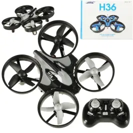 JJRC H36 mini 2.4GHz 4CH 6 asu RC drons melns JJRC H36 mini 2.4GHz 4CH 6 asu RC drons melns