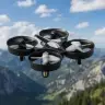 JJRC H36 mini 2.4GHz 4CH 6 asu RC drons melns