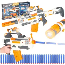 BLASTER MODULISKAIS KARBINIS 4in1 30 šautriņas BLASTER MODULISKAIS KARBINIS 4in1 30 šautriņas