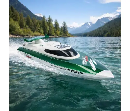 RC tālvadības laiva FT009 zaļa