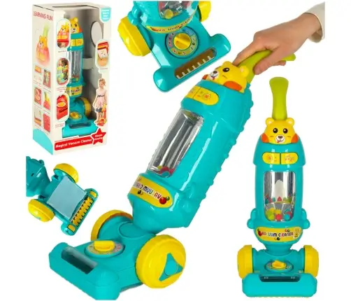 Interaktīvs putekļu sūcējs bērniem ar skaņu