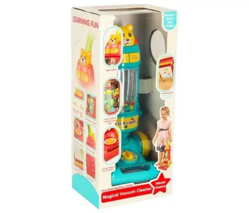 Interaktīvs putekļu sūcējs bērniem ar skaņu